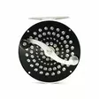 Iwana Retro Salmon 3 3/4" Black & Silver - Fliegenrollen - 6975745030718 - 4