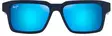 Maui Jim Kahiko - Matte Dark Blue Frame with Blue Hawaii Lens - Kunststofflinsen - 603429075668 - 2