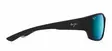 Maui Jim Local Kine - Soft Black Frame with Blue Hawaii Lens - Glaslinsen - 603429055578 - 3