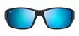Maui Jim Local Kine - Soft Black Frame with Blue Hawaii Lens - Glaslinsen - 603429055578 - 2