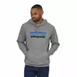 Patagonia P-6 Logo Uprisal Hoody Gravel Heather - Sweatshirts - 194187655808 - 2