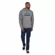 Patagonia P-6 Logo Uprisal Hoody Gravel Heather - Sweatshirts - 194187655808 - 4