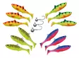 Patriot Baitfish 8cm Dark Water Mix - Klassische Weichköder - 6417512539388 - 1