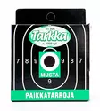 Tarkka Paikkatarra 11mm Musta - Schießaufkleber - 6410362412108 - 1