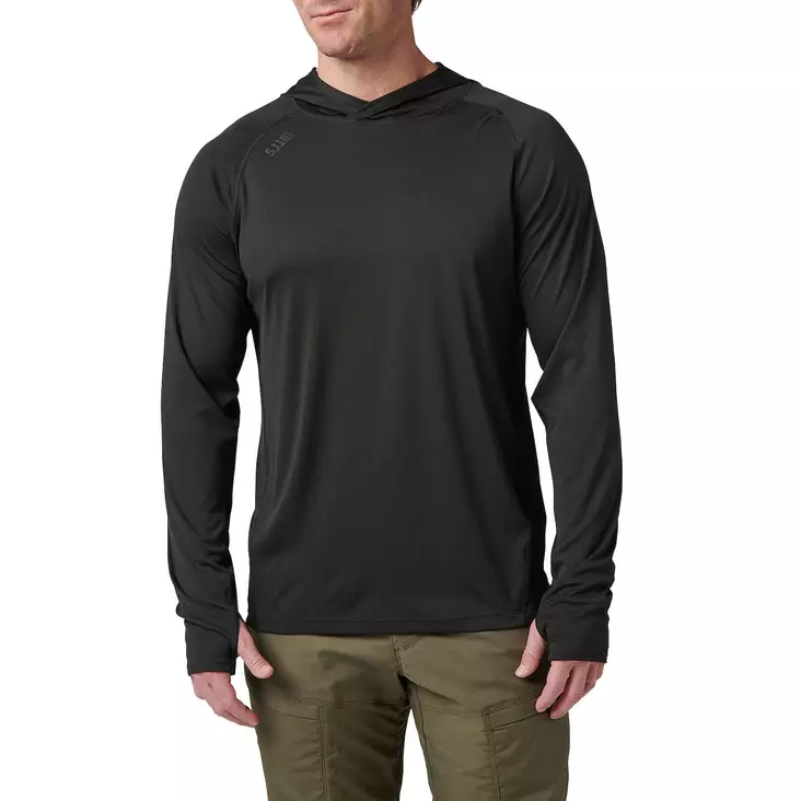 5.11 Sulli UV Hood L/S Black - Taktische Shirts - 888579661668 - 1