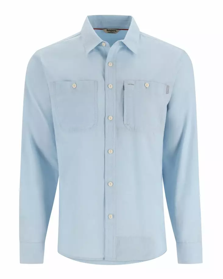 Simms Cutbank Chambray Shirt Sky Chambray - Hemden - 694264610008 - 2