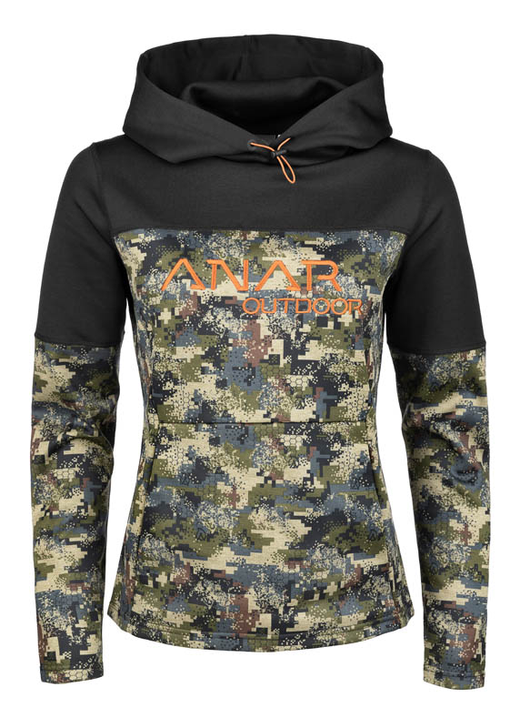 Anar Galda W's Camo Hoodies - Hemden - 6438014281018 - 2