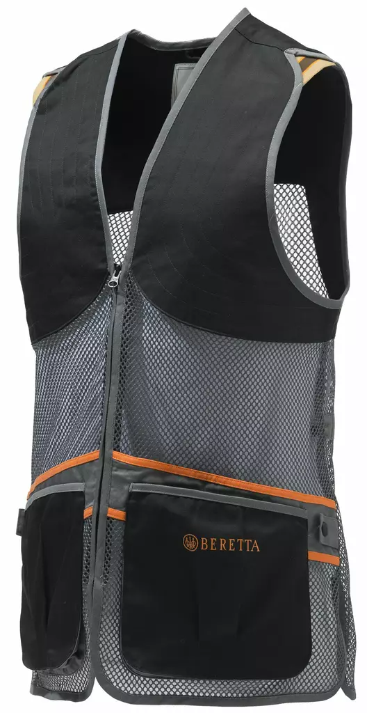 Beretta Full Mesh Shooting Vest Black Grey - Schießwesten - 8051832315758 - 1