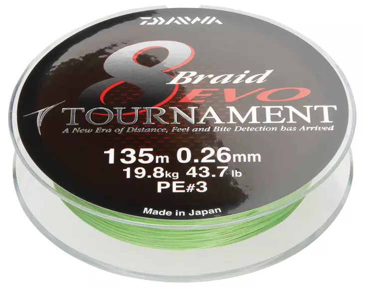 Daiwa Tournament 8 Braid EVO - Geflochtene Schnüre - 4027093668548 - 1