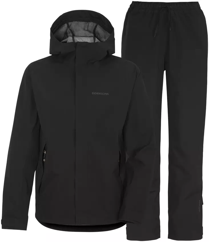 Didriksons Grit Black USX Set - Hardshells für Herren - 332627979258 - 1