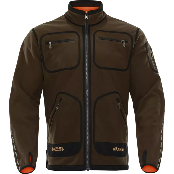 Härkila Kamko Fleece Hunting Green/ Orange Blaze - Jagdjacken für Männer - 5707335340188 - 1