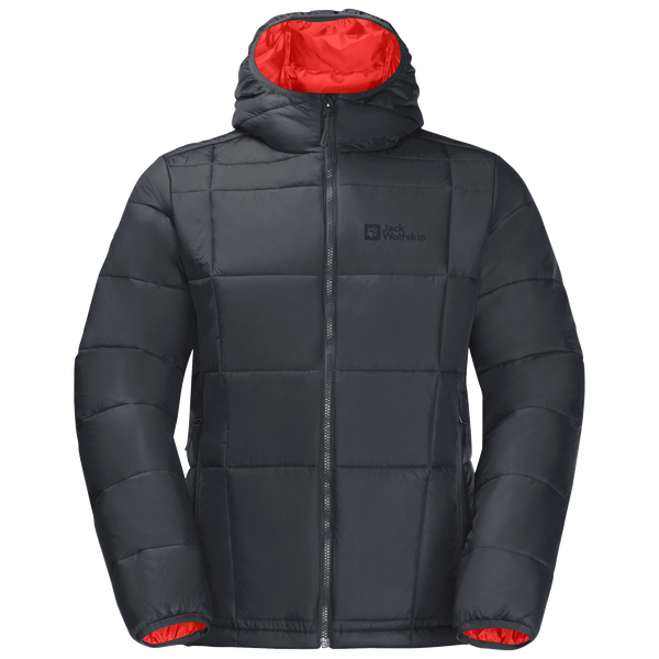 Jack Wolfskin Bergland Insulated Hoody Phantom - Isolierte Jacken - 4064993516128 - 1