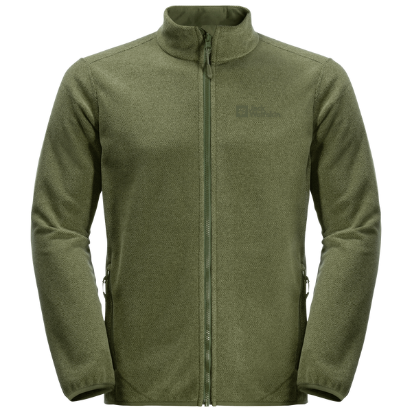 Jack Wolfskin Mens Skywind Full-Zip Jacket Greenwood - Isolierte Jacken - 4064993552058 - 1