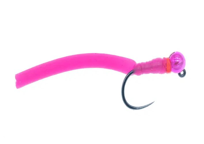 Jiggy Squirmy Worm Pink - Streamer und Wooly Buggers - G1888 - 1