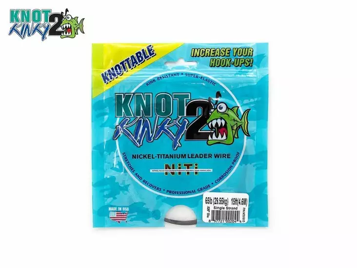 Knot 2 Kinky Titanium 4,5m - Vorfächermaterialien - 897721002068 - 1
