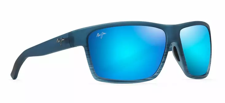 Maui Jim Alenuihaha - Blue Black Stripe with Blue Hawaii Lens - Glaslinsen - 603429067328 - 1