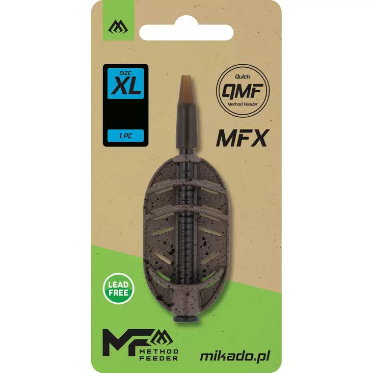 Mikado Method Feeder MFX Q.M.F. XL 1 pcs - Flache & Hybrid-Method-Feeder - 5900637157328 - 1