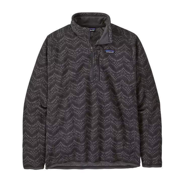 Patagonia Ms 1/4 Zip Better Sweater Forge Grey - Isolierte Jacken - 196924440548 - 1