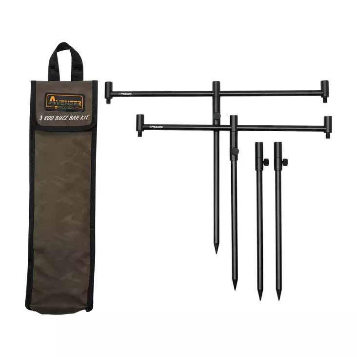 Prologic Avenger 3 Rod Buzz Bar Kit - Buzz Bars & Goal-Post-Systeme - 5706301650238 - 1