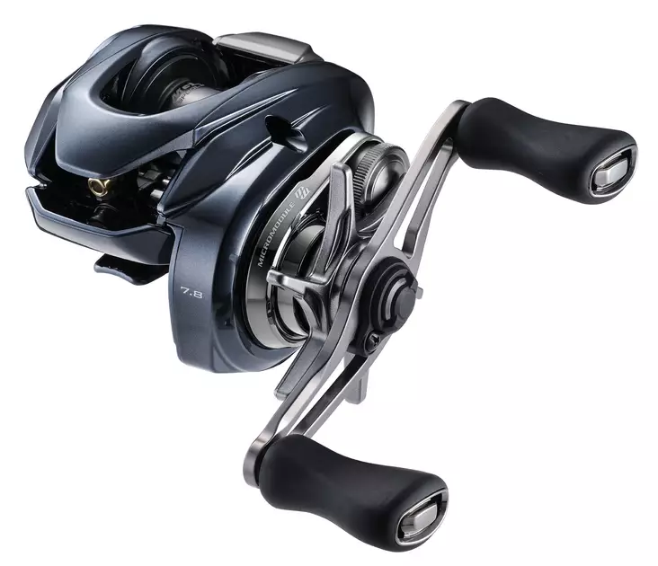 Shimano Aldebaran DC - Niedrigprofil-Baitcast-Rollen - 022255300858 - 1