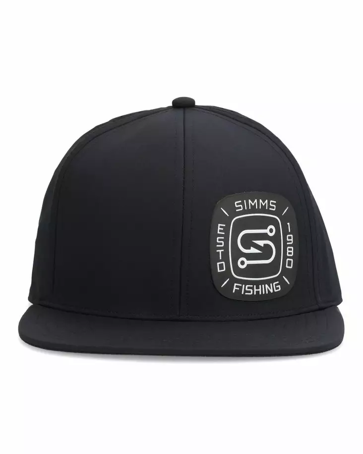 Simms Flatbill Cap Black - Kappen - 694264646328 - 2