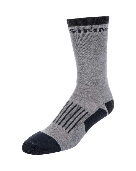 Simms Merino MW Hiker Sock Steel L - Socken und Buff - 694264504475 - 1