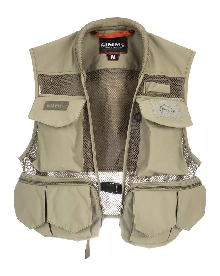 Simms Tributary Vest Tan - Fliegenfischen-Westen - 694264544228 - 1