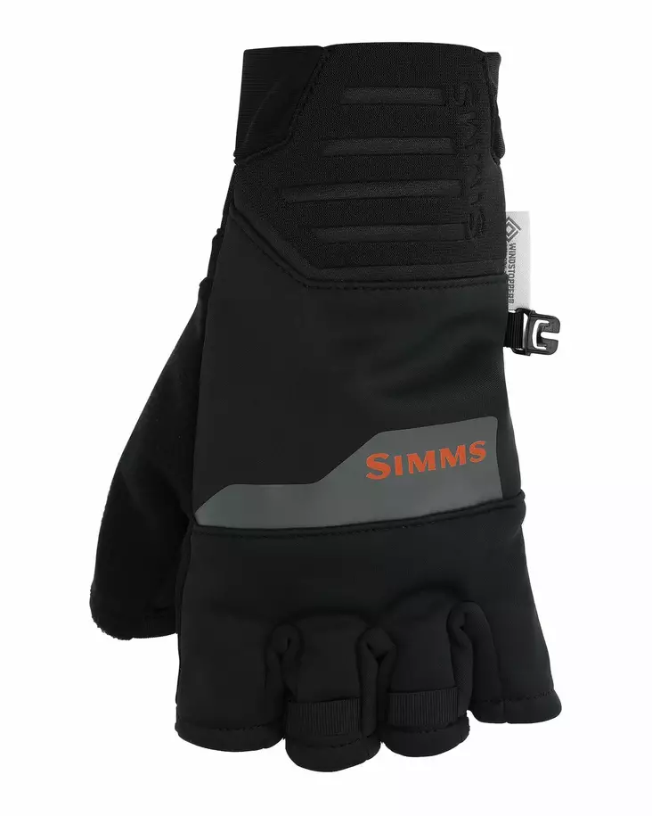 Simms Windstopper Half-Finger Glove Black - Handschuhe - 694264626788 - 1