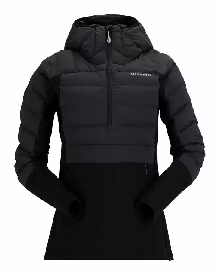Simms Women's ExStream Pull-Over Hoody Black - Isolierte Jacken - 694264686348 - 2