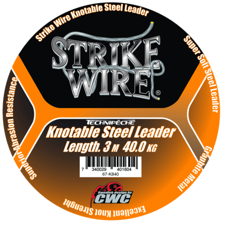Strike Wire Knottable Steel Leader 20kg - Vorfächermaterialien - 7340029401598 - 1