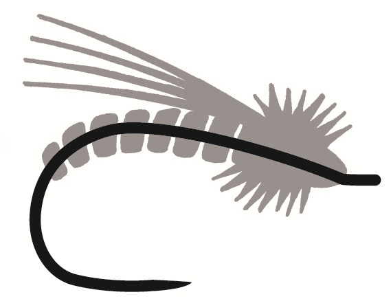 Tunca TE100 Barbless Caddis Pupae - Widerhakenlose Haken - 5420033690828 - 1