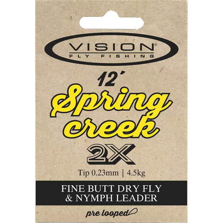 Vision Spring Creek Leader 12' - Nylon-Vorfächer - 6417512800778 - 3