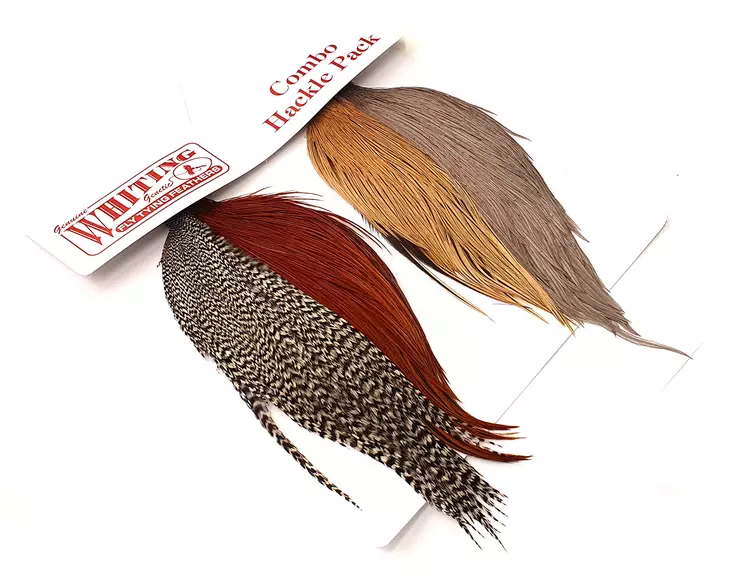 Whiting Introductory Hackle Pack Capes - Trockenfliegenhälse und Sattelfedern - 6160440133738 - 1