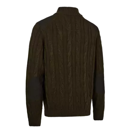 Deerhunter Randall Half-Zip Knit Art Green - Hemden - 5702827237939 - 2