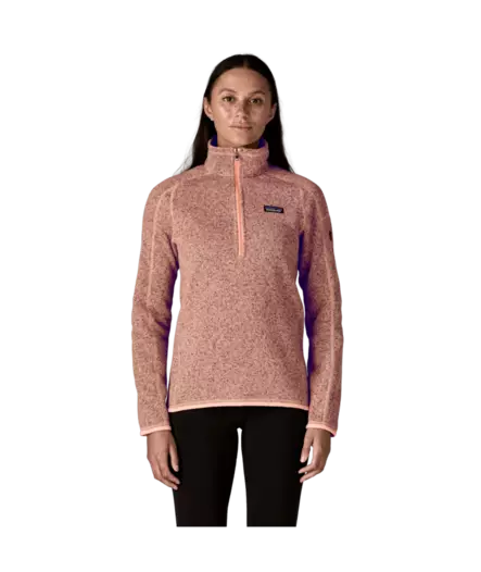 Patagonia W´s Quarter Zip Better Sweater Peach Sherbet - Fleece-Hemden - 198077822189 - 2