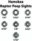 Hamskea Raptor Peep - Dioptrienvisiere - 856633006779 - 2