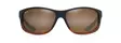 Maui Jim Kaiwi Channel - Dark Brown Stripe Frame with HCL Lens - Glaslinsen - 603429067359 - 2