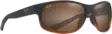 Maui Jim Kaiwi Channel - Dark Brown Stripe Frame with HCL Lens - Glaslinsen - 603429067359 - 1