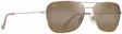 Maui Jim Naauao - Shiny Lt Gold Frame with HCL Bronze Lens - Kunststofflinsen - 603429080129 - 1