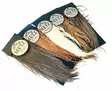 Metz Grade 1 Rooster Saddle - Trockenfliegenhälse und Sattelfedern - 40350100029 - 1