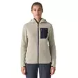 Patagonia Womens R1 Air Full-Zip Hoody Wool White - Fleece-Hemden - 198077396659 - 2