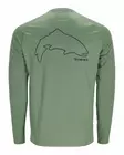 Simms Tech Tee - Artist Series Trout Outline Field - Hemden - 694264607619 - 1