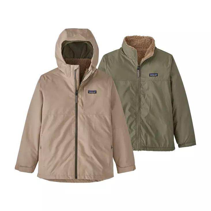 Patagonia K's 4-in-1 Everyday Jacket Oar Tan - Andere Jacken - 195699053809 - 1