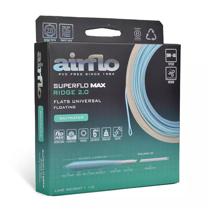 Airflo Superflo Max Ridge 2.0 Flats Universal Float - Schwimmend - 614910106839 - 1