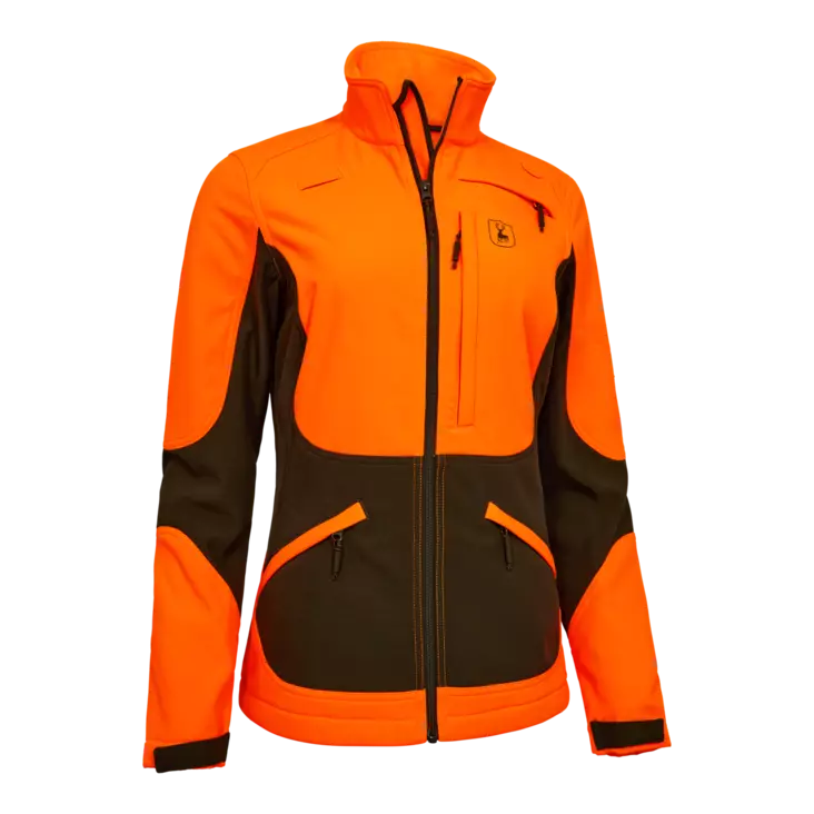 Deerhunter Lady Rogaland Softshell Jacket Safety Orange - Jagdjacken für Frauen - 5702827243909 - 1