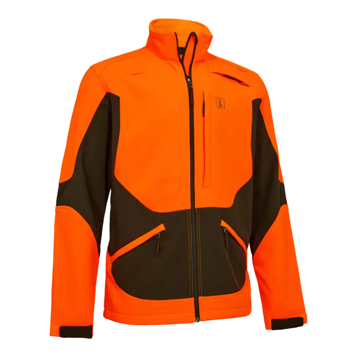 Deerhunter Rogaland Softshell Jacket Safety Orange - Jagdjacken für Männer - 5702827243749 - 1