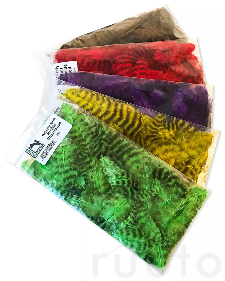 Grizzly Soft Hackle - Andere Federn und Plüme - 40450300019 - 1