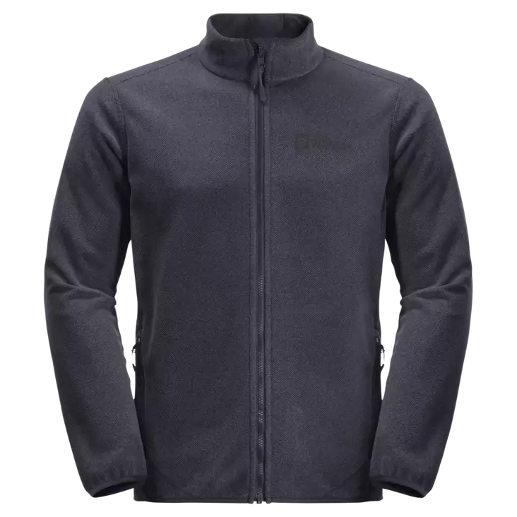 Jack Wolfskin Mens Skywind Full-Zip Jacket Ebony - Isolierte Jacken - 4064993552119 - 1