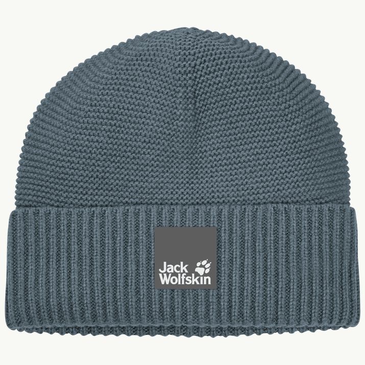 Jack Wolfskin Nature Wool Beanie Slate Blue - Mützen - 4064993574999 - 1