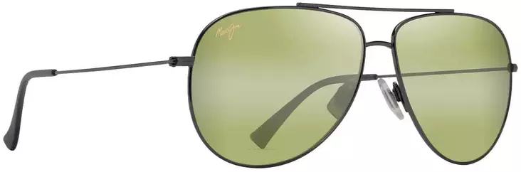 Maui Jim Hauoli XL - Shiny Dark Ruthenium Frame with HT Lens - Kunststofflinsen - 603429080099 - 1